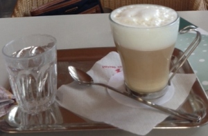 Melange. Traditional Viennese Coffee